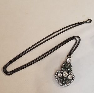 Givenchy vintage crystal art deco necklace